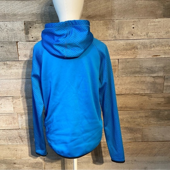 Nike women’s blue pullover hooded sweatshirt hoodie in size medium - Picture 3 of 8